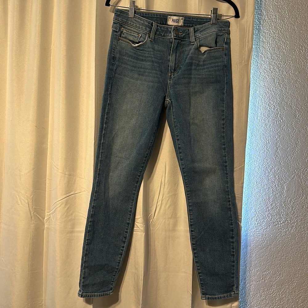 Paige Verdugo Ankle Skinny Jeans 28, 26.5 inseam